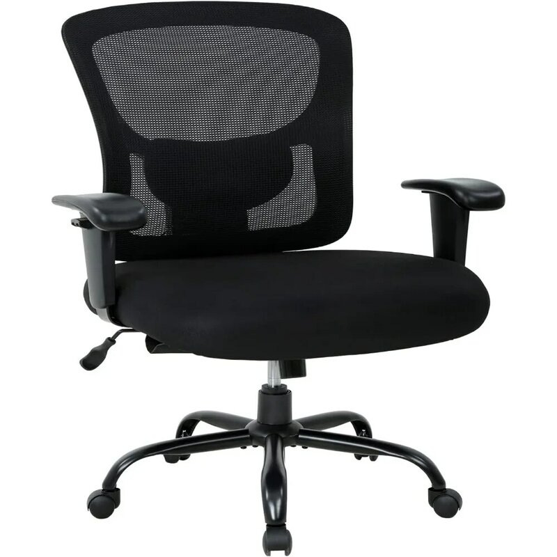 Chaise de bureau grand et grand en maille pour ordinateur artériel, fauteuil de bureau roulant réglable, ergonomique, recommandé par RapPeople, 400