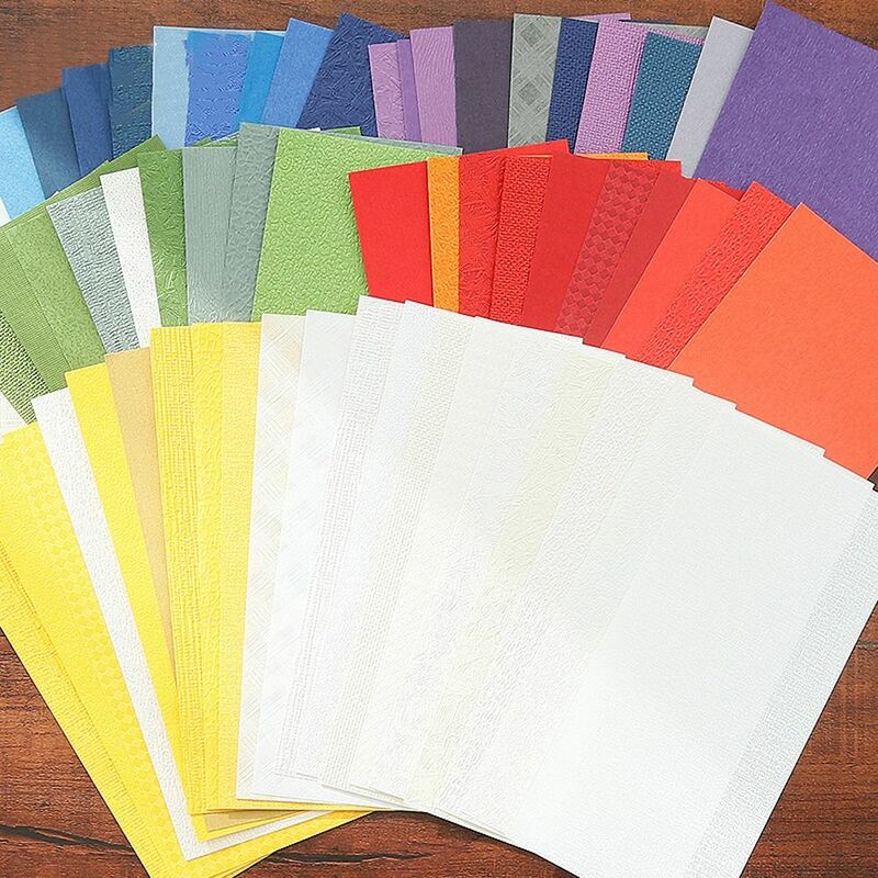 Embossing Briefpapier Levert Collage Dagboek Bruiloft Enveloppen Creatieve Diy Scrapbooking Textuur Papier Memo Pad Materiaal