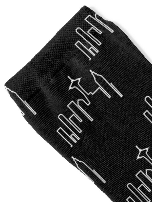 Seattle Skyline (Frasier) Essential . Socks luxury funny gifts tennis Socks For Men Women's