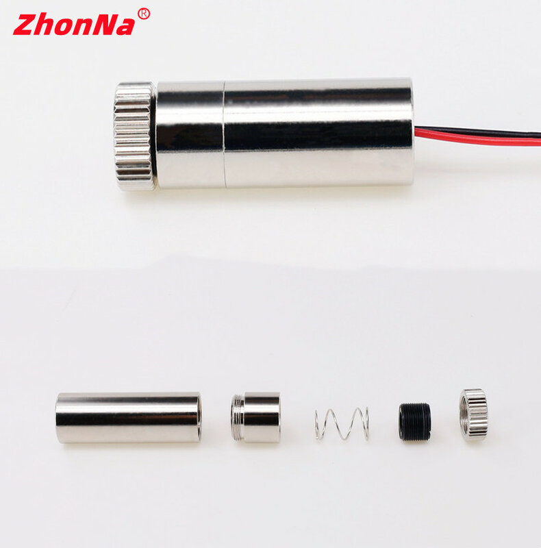 520nm 5MW Green Point Line Cross Laser Module Head Glass Lens Focusable Industrial ClassDC 3v-5vmanufacturfree Kustomisasi