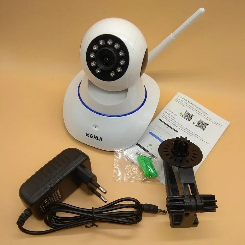 WIFI GSM sistem keamanan pencuri IP kontrol aplikasi PIR rumah detektor gerak pintu Sensor detektor