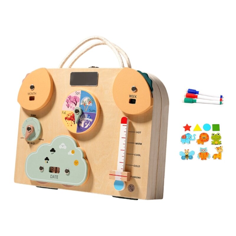 Toddler Sensory Activity Toy Wood Hand Eye Coordination Fine Motor Skills Toy Dropship