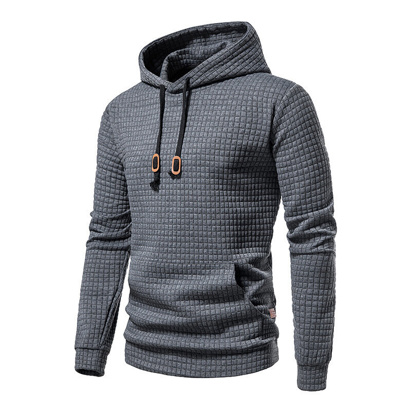 Men's Pullover Jacquard Hoodies Spring Autumn Casual l Hooded Pullover Warm Knitted Sweatercoat Pull Plus Size 5XL