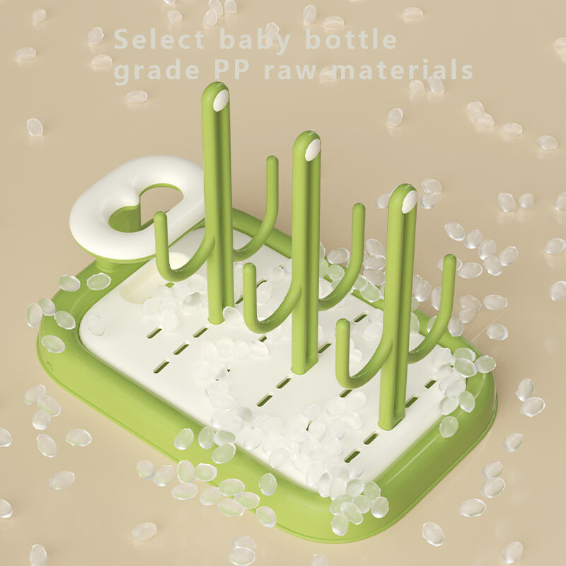 Estendal de garrafas com dreno, porta-garrafas, legal, pode ser usado em escova de garrafa, porta-escovas de chupeta