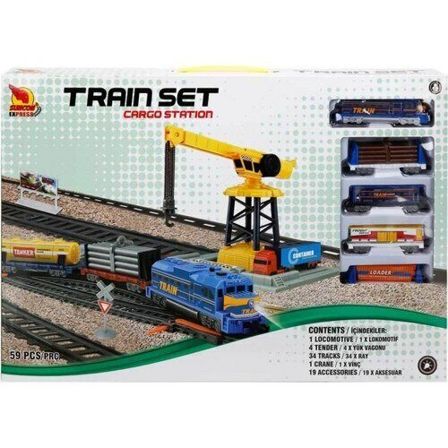 Sunman Cargo Station Train Set a great fun stylish nice gift product for children