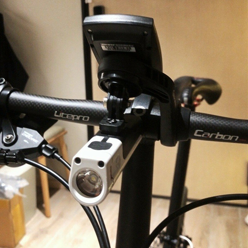 Per Trek bicicletta lampada anteriore codice Meter staffa di montaggio su Rack adattatore Gopro Bontrager Ion ProRT sollevamento portalampada posteriore accessori