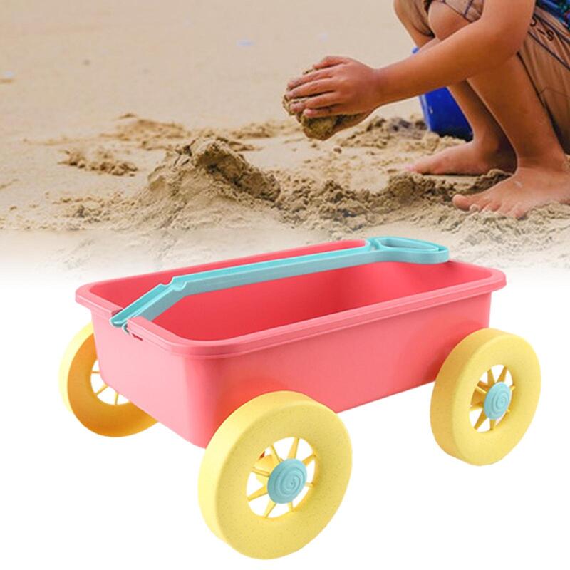 Zabawka do zabawy w wagonie na świeżym powietrzu zabawka domowa wózek dla dzieci letni wózek zabawka z piasku do ogrodnictwa letnia plaża nad morzem na świeżym powietrzu