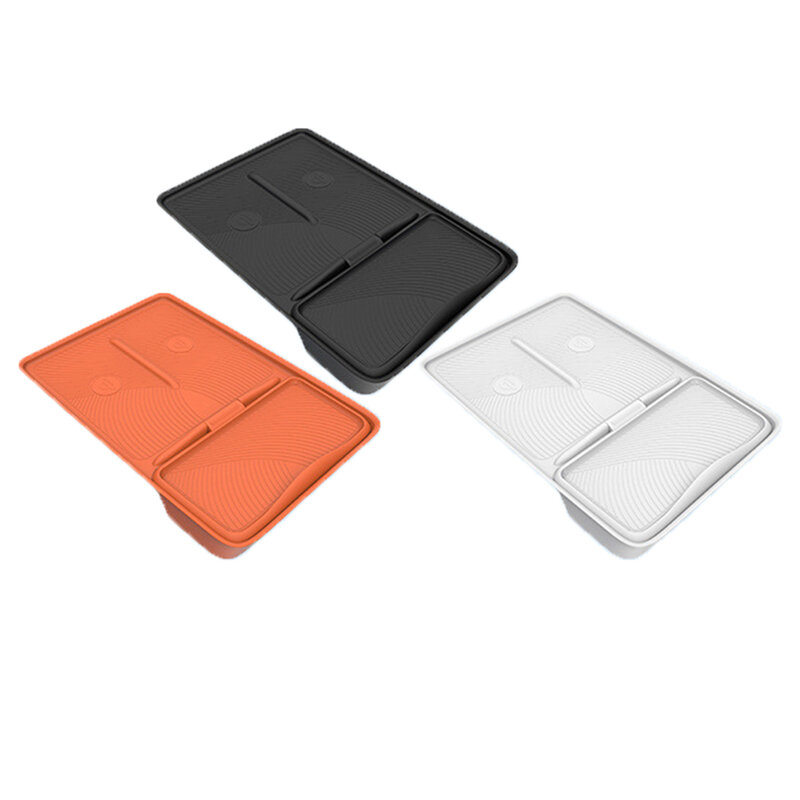 For LiXiang/L8/L9 2022 2023 Car Central Control Wireless Silicone Pad Storage Box Interior Accessories