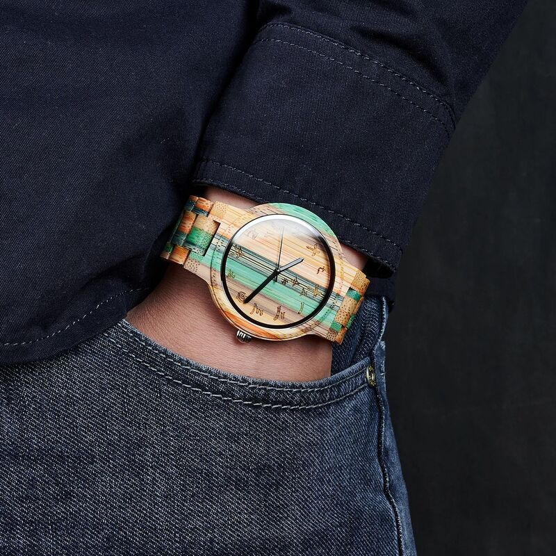 BOBO BIRD Holz Paar Quarzuhren für Männer Mode Damen Armbanduhr Relogio Feminino Geschenk Vintage Uhren angepasst