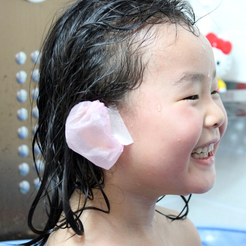 Sampo Shower mandi kamar mandi pewarnaan rambut topi penutup pelindung telinga anak-anak bayi penutup telinga penutup telinga penutup telinga penutup telinga tahan air