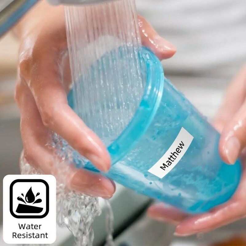 Etiqueta térmica auto-adesiva, sem BPA, resistente à água, resistente a óleo, durável para armazenamento em casa e escritório, original, q30, q31, d35