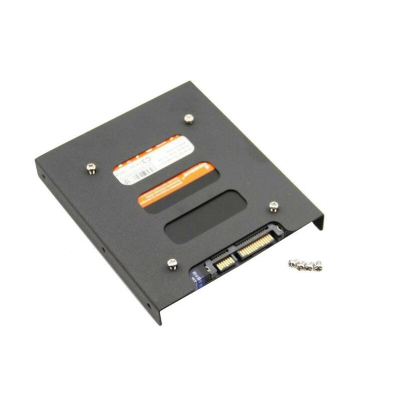 معدن SSD حامل 2.5 بوصة إلى 3.5 بوصة SATA القرص الصلب حامل قوس SSD أقراص بحالة صلبة العلبة دعم
