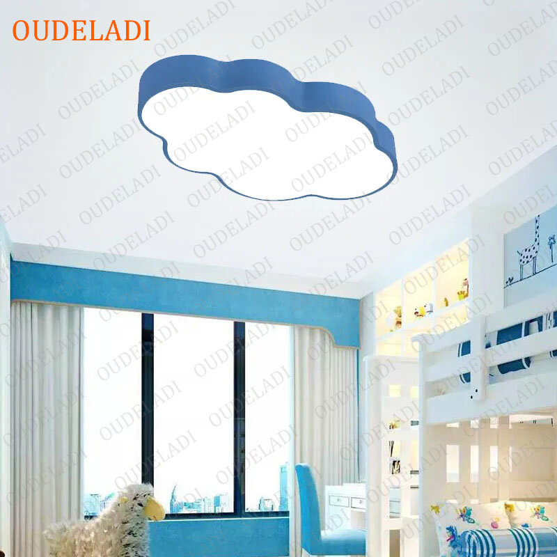거실 침실용 클라우드 LED 천장 조명, 어린이 방 표면 장착 천장 램프, 홈 장식 조명 기구
