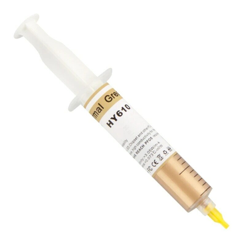 Thermal Conductive Silicone Thermal Grease HY610 25g/0.5g 3.05W/m-K Heatsink High Performances Thermal Compound