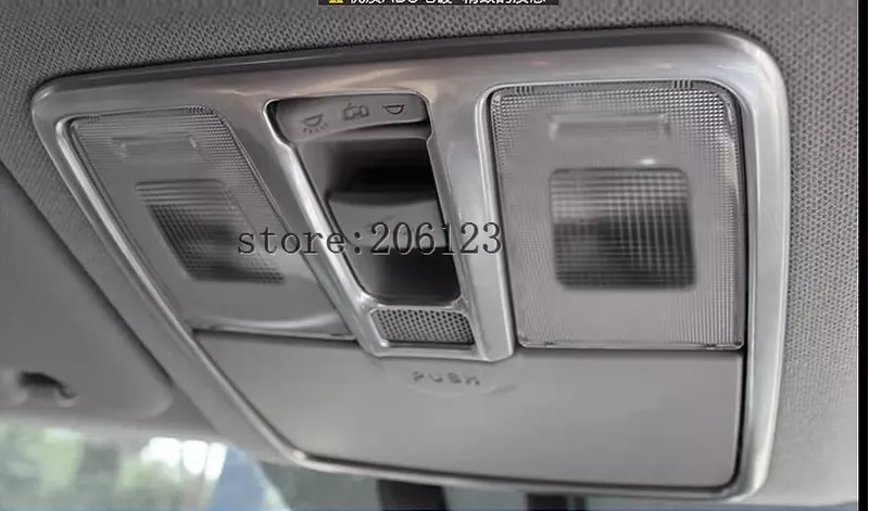 FIT FÜR 2014-2017 Für Hyundai ix25 (creta) Vorne Lesen Lampe Licht Molding Abdeckung Trim 3 Pcs