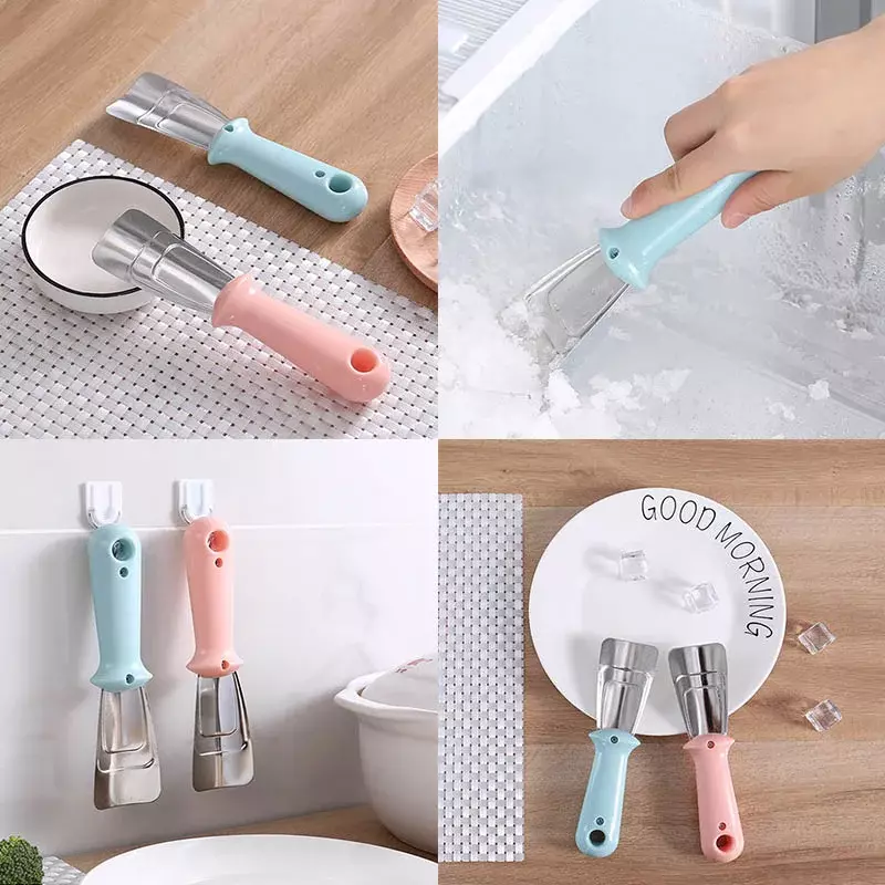 Kitchen Clean Gadget Portable Useful Fridge Accessories 1PC Defrosting Shovel Stainless Steel Freezer Ice Scraper Deicing Tool