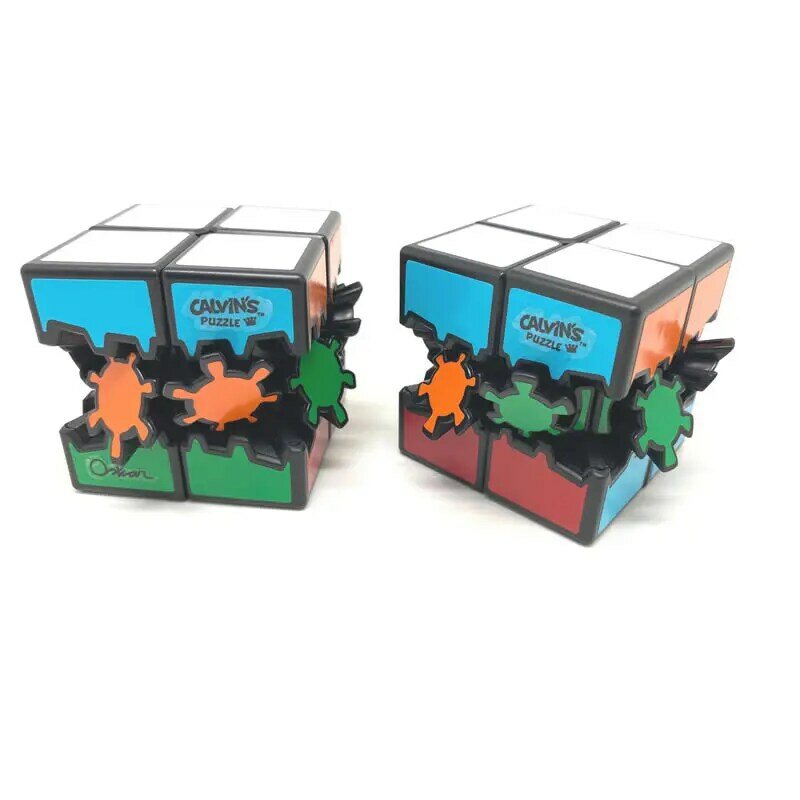 Магический куб Bram & Oskar Gear 2x2x2, нео-пазл Calvin's, профессиональный скоростной извивающийся пазл, развивающие игрушки