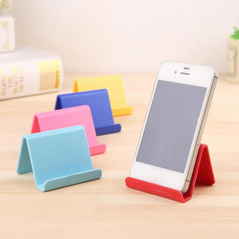 Phone Stand For Desk Desktop Lightweight Phone Holder Stable Humanized Phone Cradle Portable With Non Slip Base For Watching TV