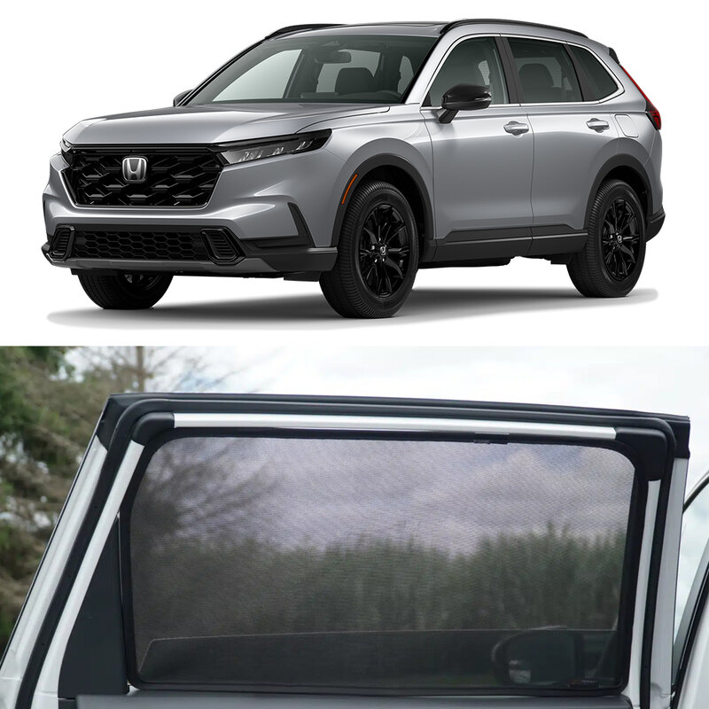 Pára-brisa dianteiro magnético para Honda CR-V, carro pára-sol viseira, cortina frontal, janela do bebê, sol sombra escudo, lado traseiro, RS, 2023, 2024
