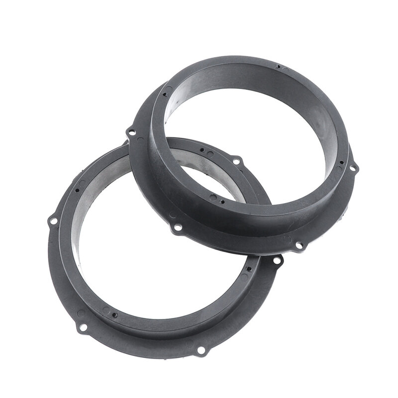 2pcs nero 6.5 pollici altoparlante per auto montaggio distanziale adattatore anelli per Skoda Car Stereo Audio Speaker Spacer