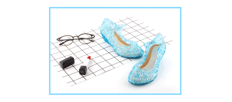 Sandal Jelly kristal anak perempuan, sepatu hak tinggi elegan modis untuk pesta Cosplay dansa