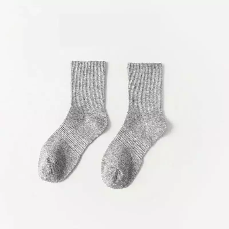 Men's socks Summer thin full pure cotton odor -proof mid -tube black  electric heating socks