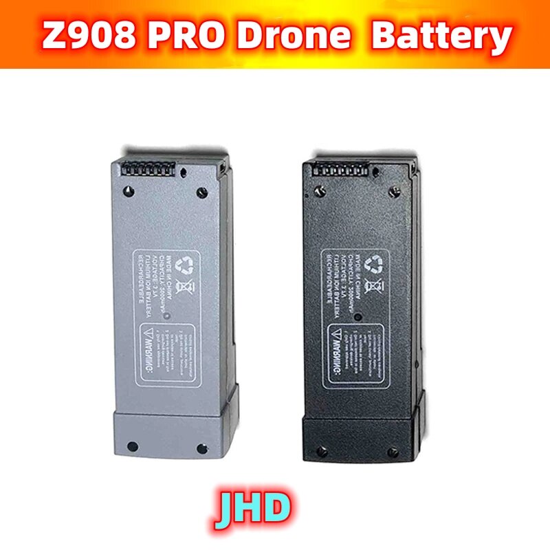 JHD asli Z908 PRO Drone baterai untuk Z908 PRO RC baterai Drone profesional 4K RC suku cadang Drone 3.7V 2000Mah baterai