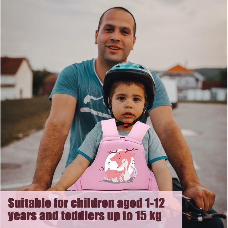 Imbracatura per moto per bambini imbracatura per bambini regolabile e traspirante per bambini con spalle per borsa da viaggio per l'uso quotidiano