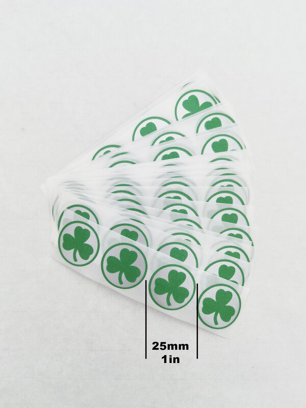100PCS 25mm "1" Inch Round Circle Scratch Off Stickers For DIY Lucky Promotional Game Gift Cards
