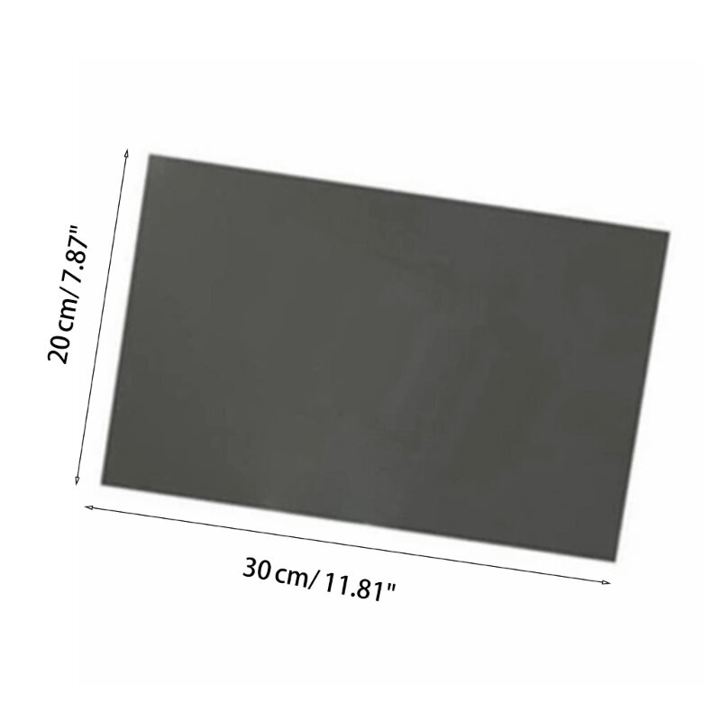 Film Polarisasi 0/90 Derajat Horizontal 20X30Cm untuk Layar LCD Lembar Film Polarisasi Antisilau Filter Terpolarisasi Linier