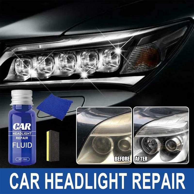 Head Light Cleaning Kits Restore Full Headlight Restoration Kit Renew Cloudy Lights With Polish And UV Protection Cleaner