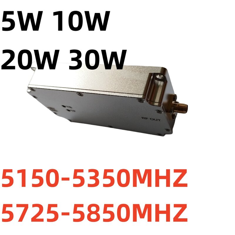 5w 10w 20w 30w 5,8g 5,2g 5150-5350MHz 5725-5850MHz Leistung lte Verstärker Rausch generator modul