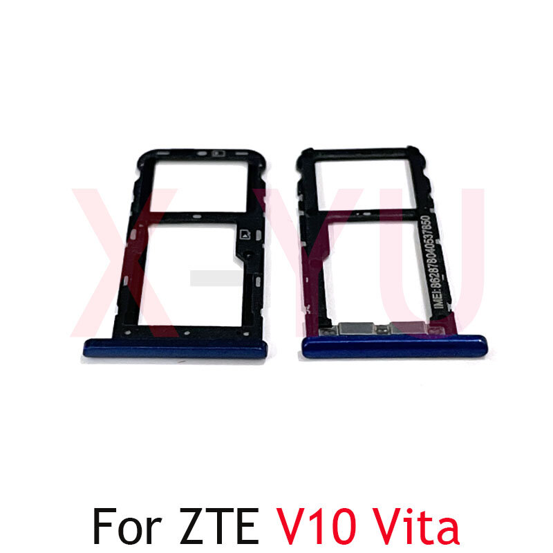For ZTE Blade V10 / V10 Vita SIM Card Tray Holder Slot Adapter Replacement Repair Parts