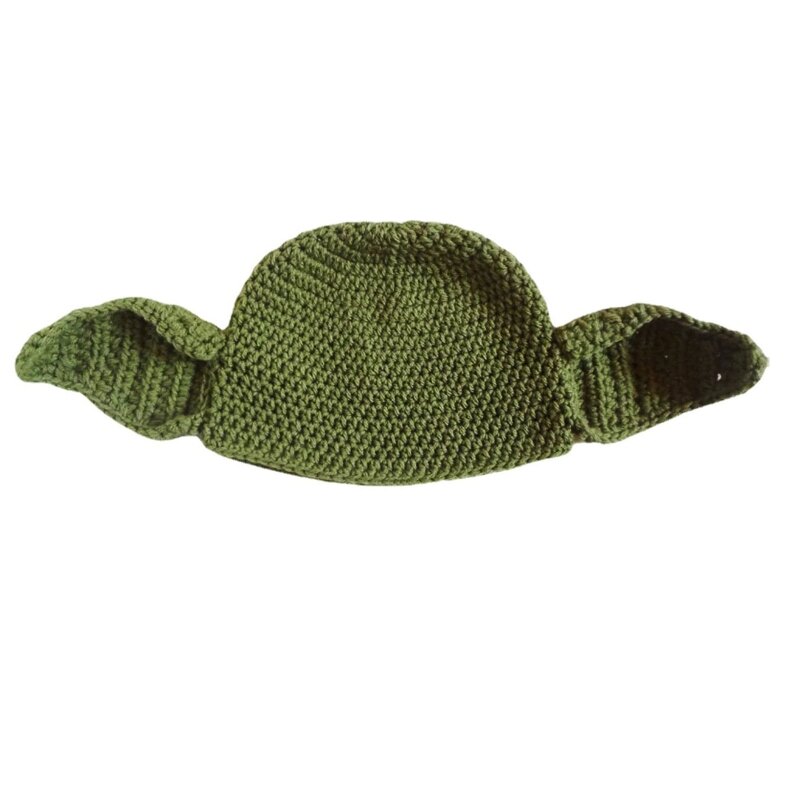 Chapéu malha com orelha chapéu crochê para pais e filhos, pulôver para adereços festa