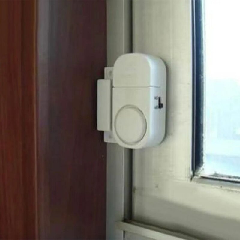 Sistem Alarm keamanan rumah, sensor magnetik terpisah tanpa kabel, Alarm pencuri masuk jendela pintu rumah