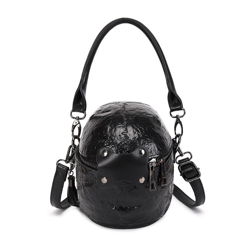 Borsa da donna con teschio orribile divertente 3D Skeleton Head borse e borsette per le donne pacchetto singolo Fashion Designer Satchel Packages