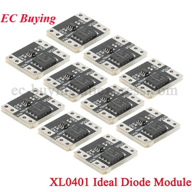 Xl0401理想的なダイオードモジュールシミュレーションコンバーター、3v-26v、5.5mΩ 、低抵抗、mosボード、10個、1個