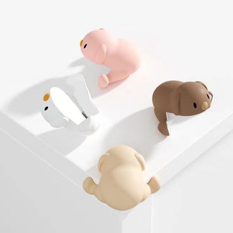 2pcs/set Puppy Design Table Conner Protector Guards for Children Infant Furniture Edge Cover Pad Silicone Table Conner Guard