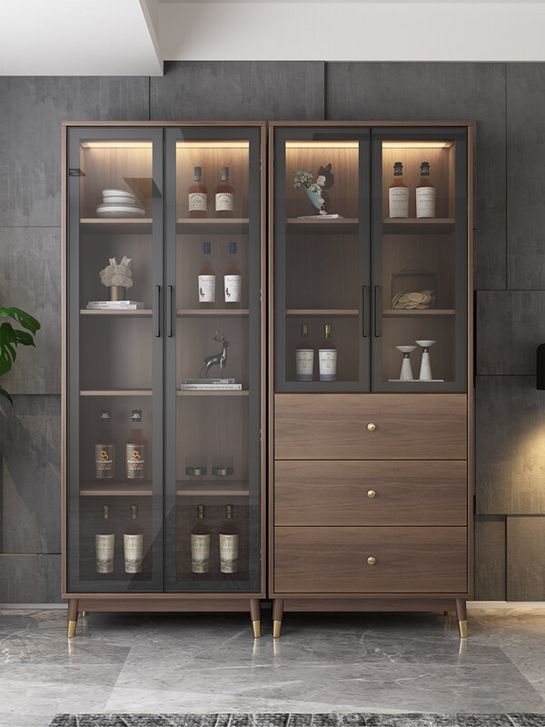 Luxo Wall Prateleira Display Cabinet, armário do vinho, coletar modelo, estante, Bar Móveis, LVWC