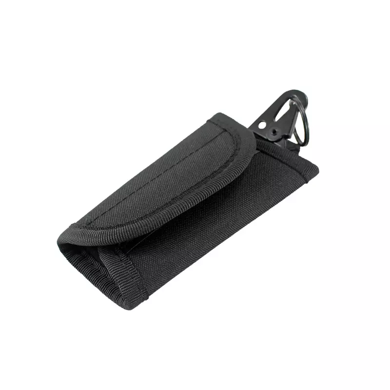 Tactical Folding Car Keychain Pouch, Cinto de serviço militar, Suporte de chaves silenciosas, Caça Foldable Key Bag, Molle Outdoor Coin Bags