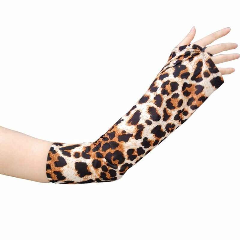 Maniche per le braccia maniche per le braccia delle donne di colore solido di grandi dimensioni che guidano le maniche per la protezione solare maniche per la protezione solare estiva maniche per le braccia in seta di ghiaccio