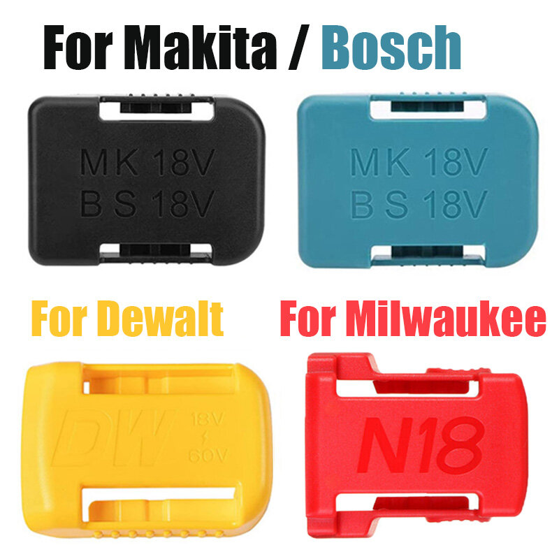 Soporte para máquina, estante de almacenamiento de batería para Makita/Bosch/Dewalt/Milwaukee, dispositivos de fijación de soporte para herramienta de montaje en pared, 18V, 1 ud.