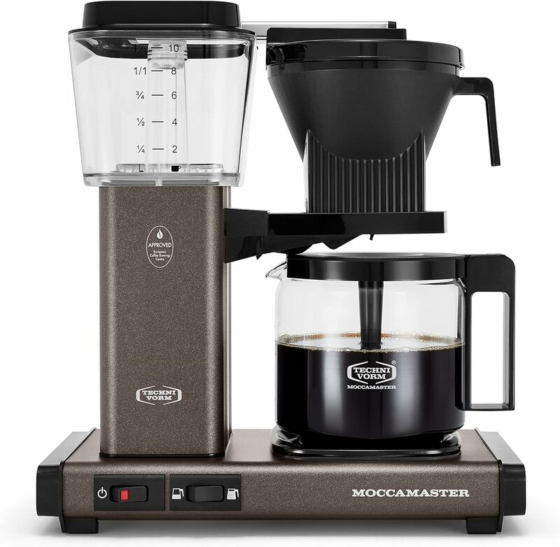 Technivorm Moccamaster 53931 KBGV 10-Cup Coffee Maker Slate, 40 Ounce, 1.25l