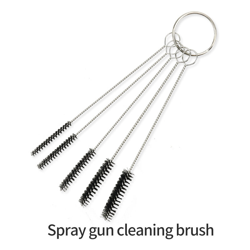 11Pcs/Set Airbrush Cleaning Kit Spray Gun Nozzle Cleaning Kit Needle & Brush Set AirBrush Portable Clean Tools
