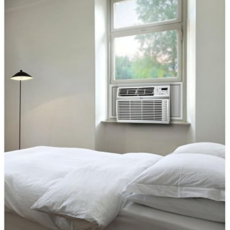 Ar condicionado janela em U, 115v, funcionamento silencioso, com controle eletrônico, para quarto, sala, apartamento