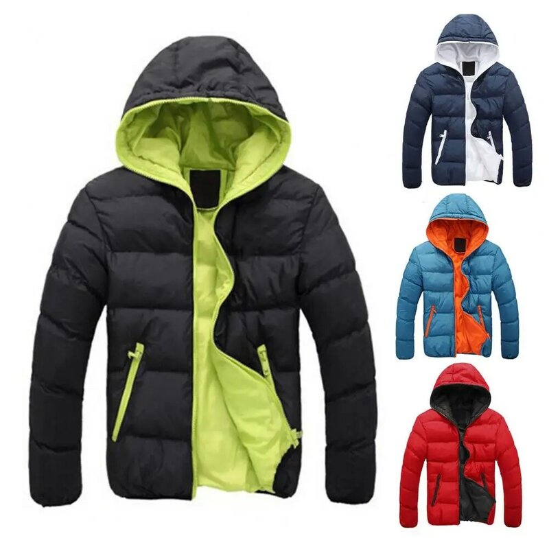 Large Size Jacket Fashion Autumn and Winter Men Ultra Parkas Jackets Thick Outdoor Men Clothes Warm Male Zipper Coats Streetwear