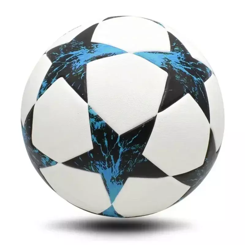 Ballon de football sans couture, taille 5, PU, match d'équipe standard, ligue d'entraînement de football, sports de plein air, haute qualité