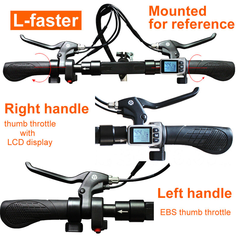 Compteur d'affichage LED pour vélo électrique, contrôleur à double entraînement, 350W