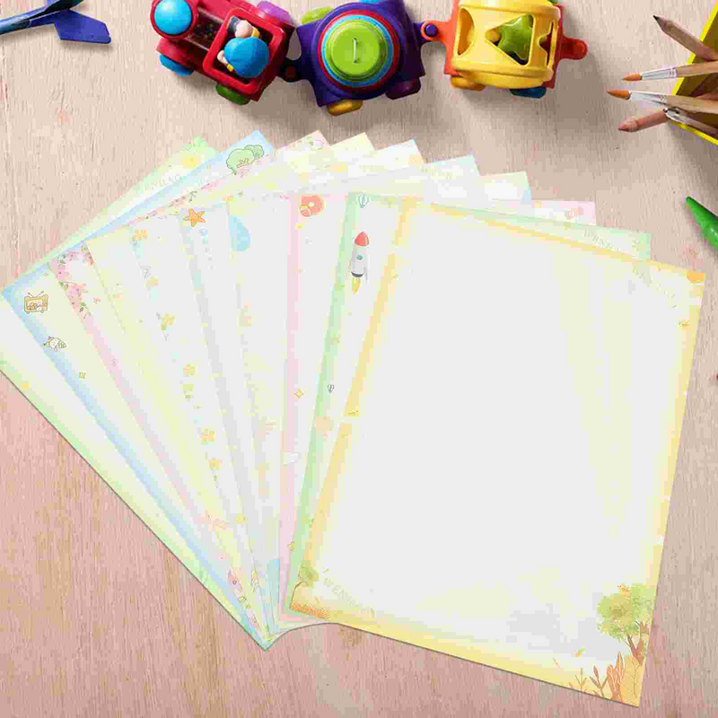 5 Tab Dividers A4 Lace Computer Paper Color Copy Painting Printing 1 Pack (50pcs) Double Side Origami