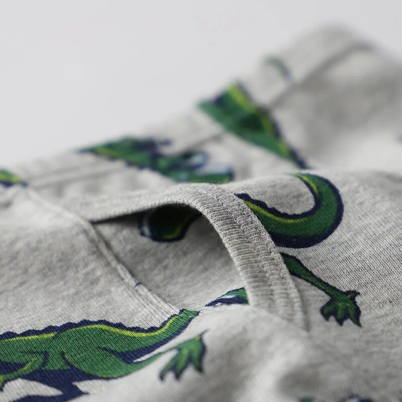 Baby Toddler Boys' Underwear,  100% Cotton Little Boys Briefs Soft Dinosaur Truck Boxer Briefs(Pack of 6)